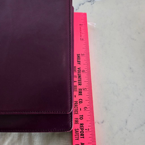 Vintage Prada Purple Leather Flap Shoulder Bag w/ Dustbag and Authenticity cards - Picture 15 of 16